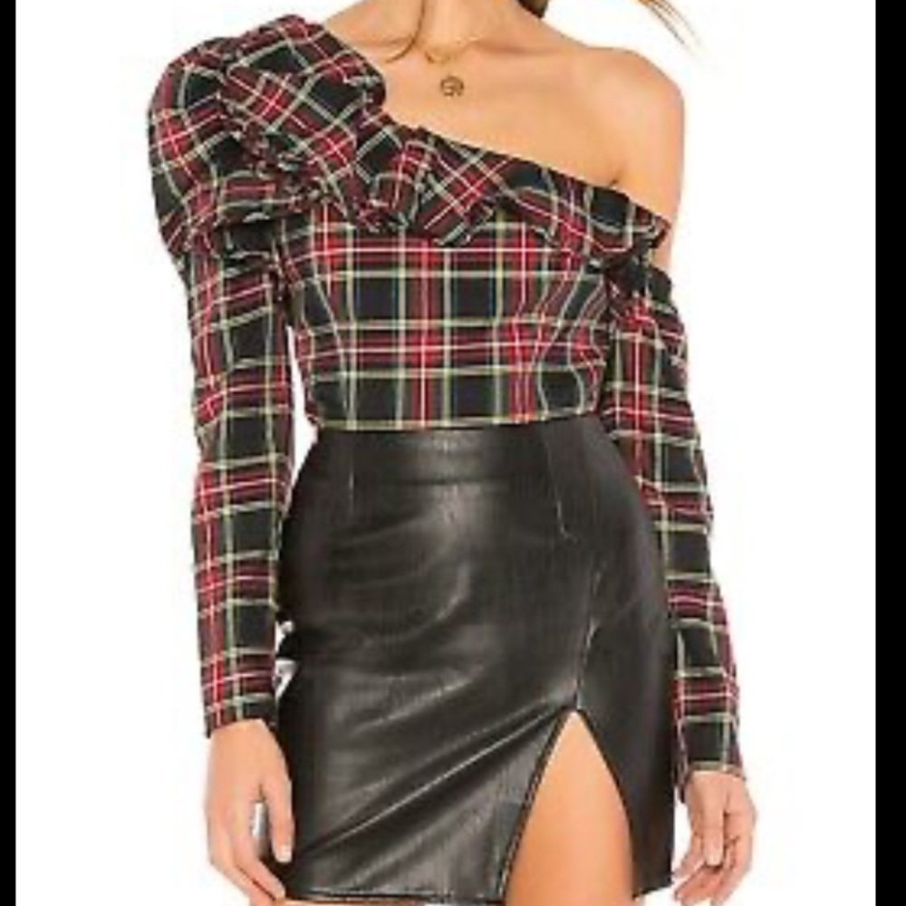 Petersyn Holly plaid top Laurel